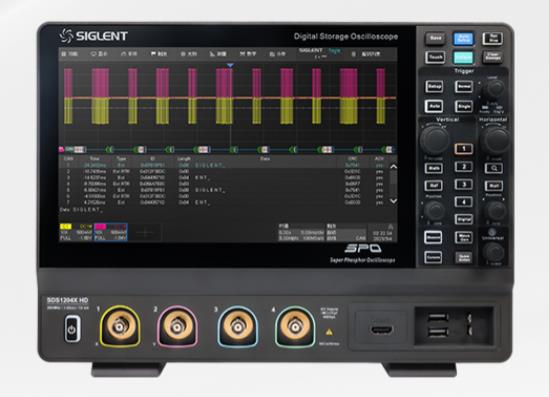 SDS1000X HD系列高分辨率示波器